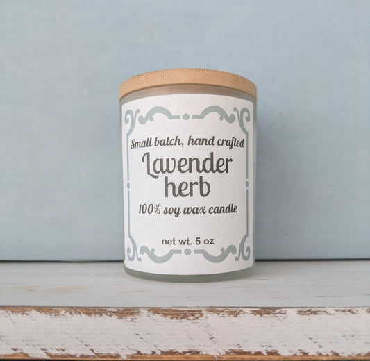 Lavender Herb 5oz candle