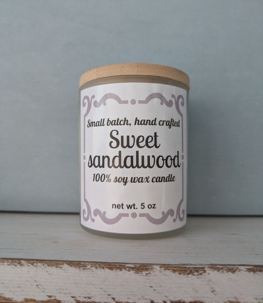 Sweet Sandalwood 5oz candle